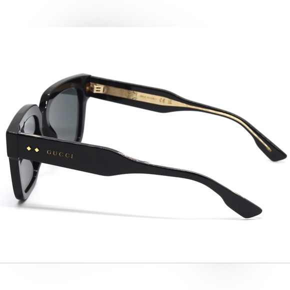 NEW GUCCI GG1084S 001 BLACK UNISEX SUNGLASSES GUCCI - Picture 6 of 8